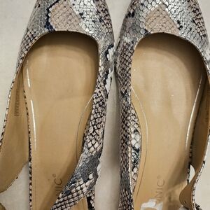 Chic Snake Print Women's Shoes